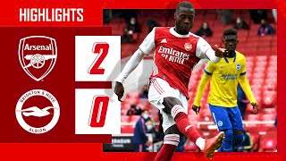 Arsenal 2 - 0 Brighton (May-23-2021) Premier League Highlights